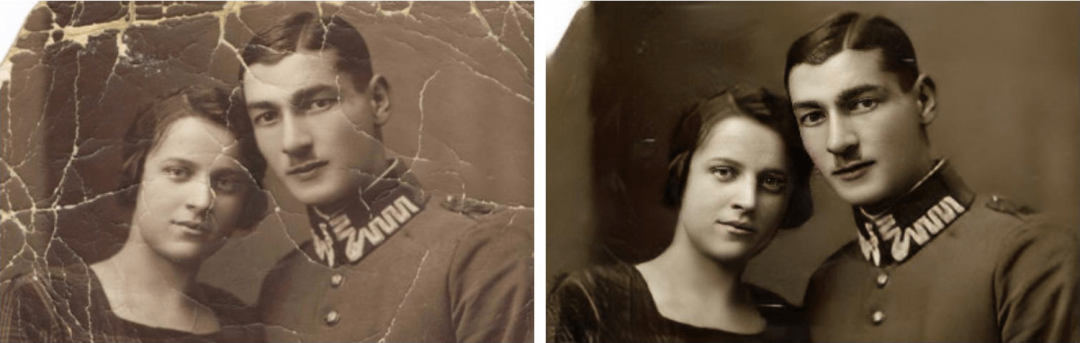 2个开源库修复百年老照片见证前辈的青春