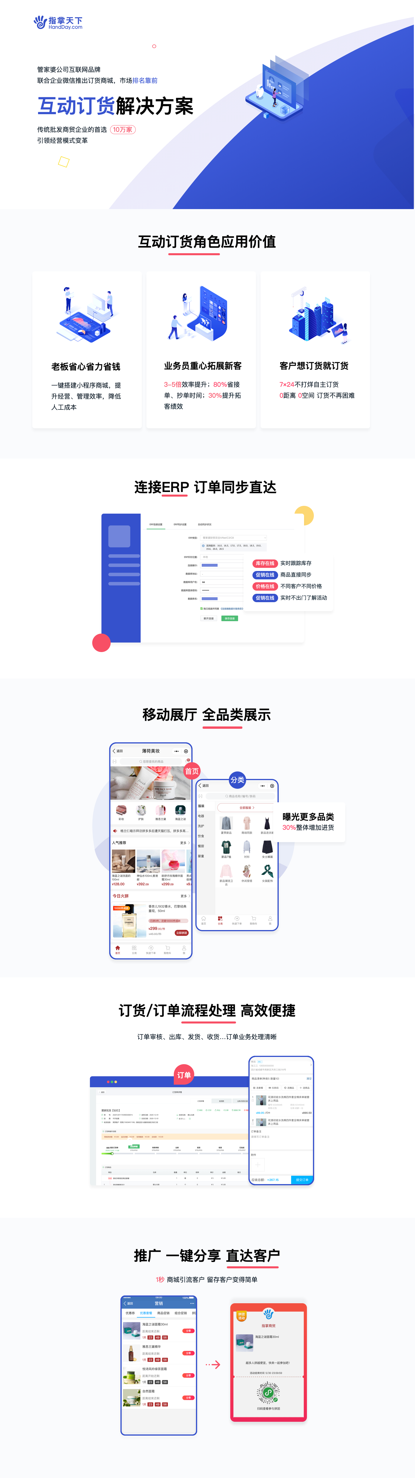 账号开通, 生产供应链, ERP, 云供应链, 电商SAAS, 小程序商城, 渠道型