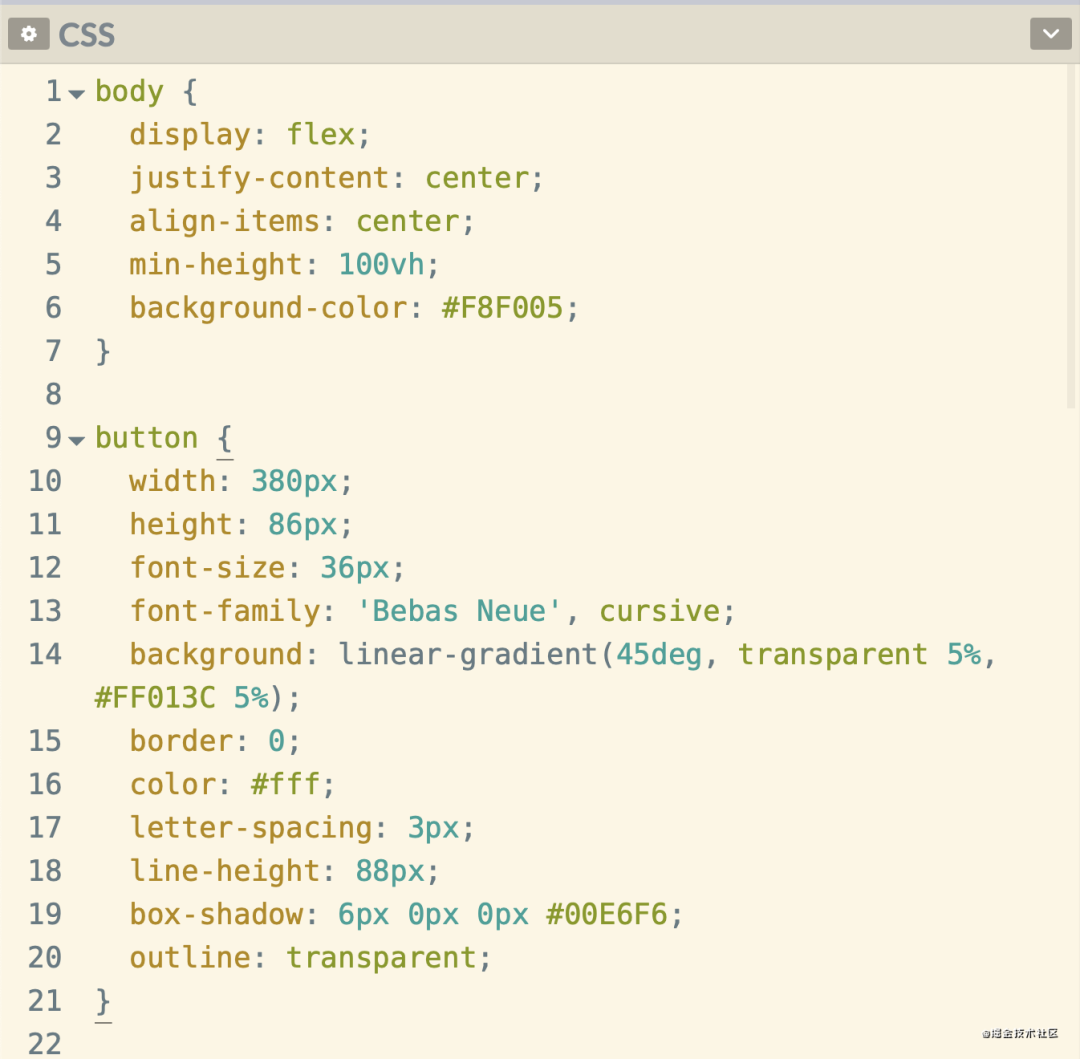 纯CSS 制作赛博朋克2077 u201c故障风u201d按钮-技术圈