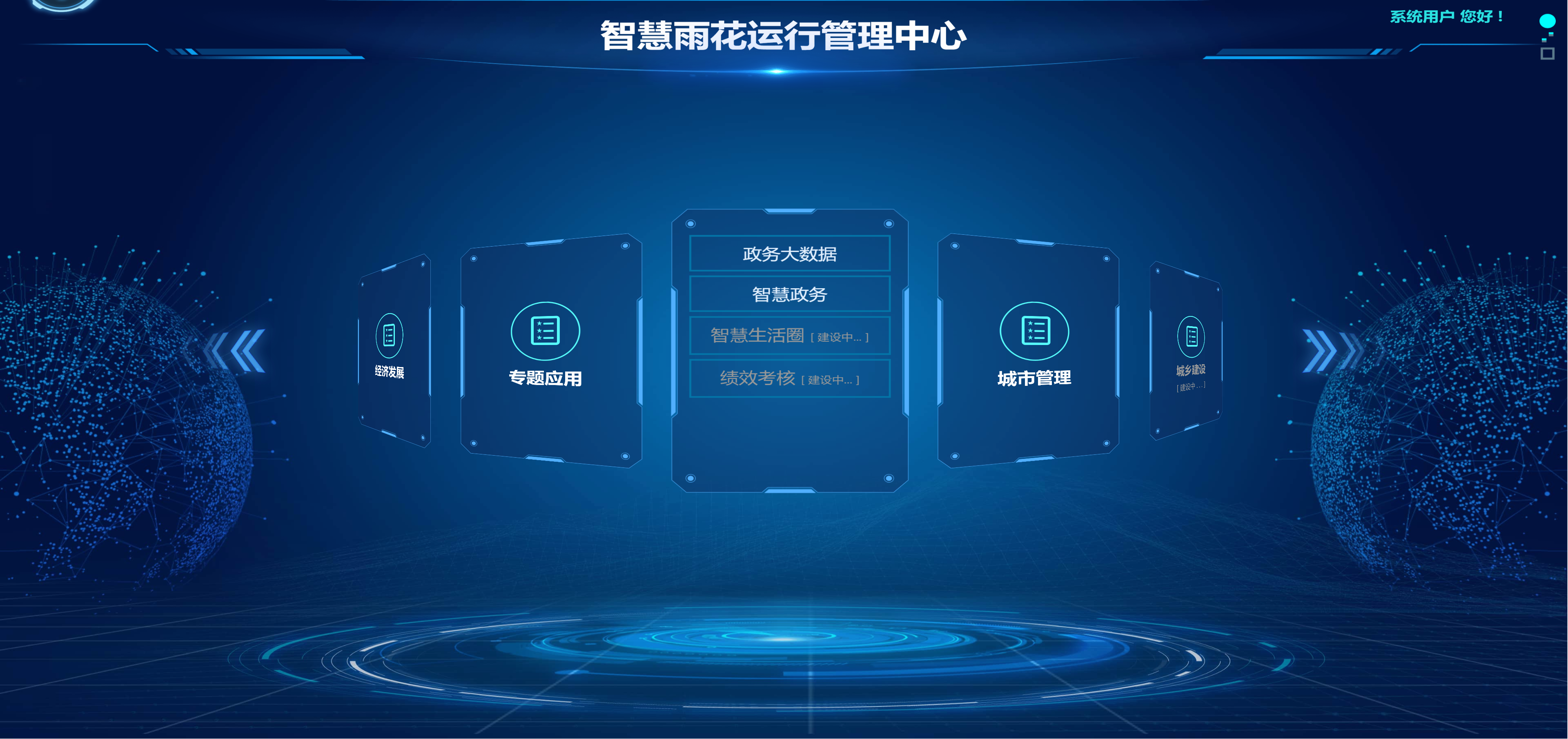 雨花区运行管理中心大屏