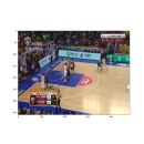 检测篮球体育频道的记分牌