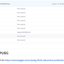 kaggle PUBG竞赛