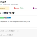 simple-html2pdf
