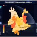 云南GIS中医馆大数据可视化平台