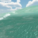 加载比较慢，请于pc观看，3d冲浪demo