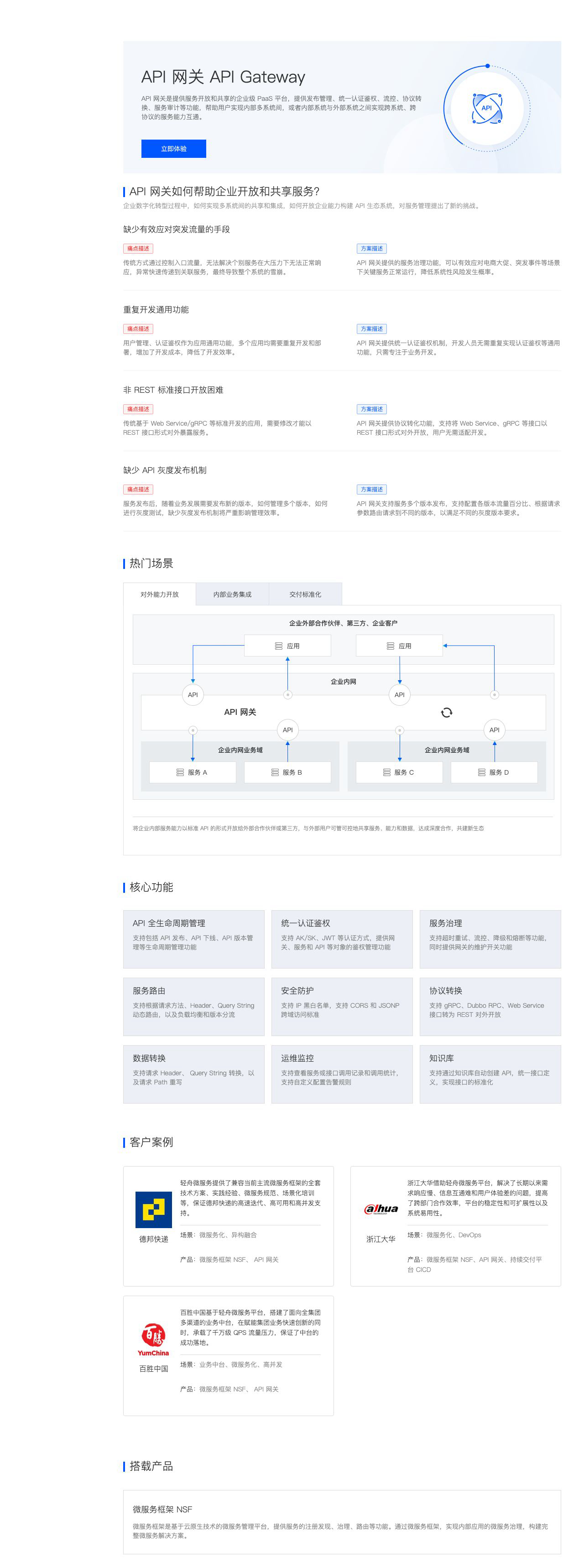 API 网关 API Gateway-解决方案介绍