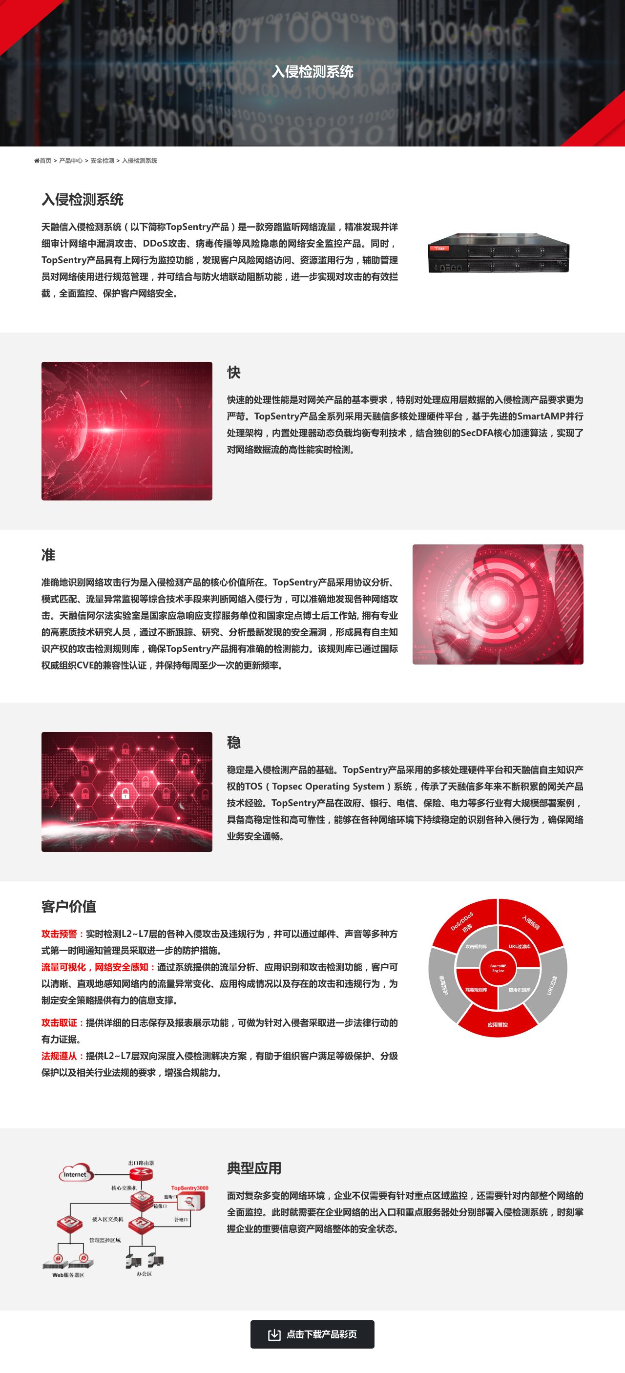 入侵检测系统 - 天融信-解决方案介绍