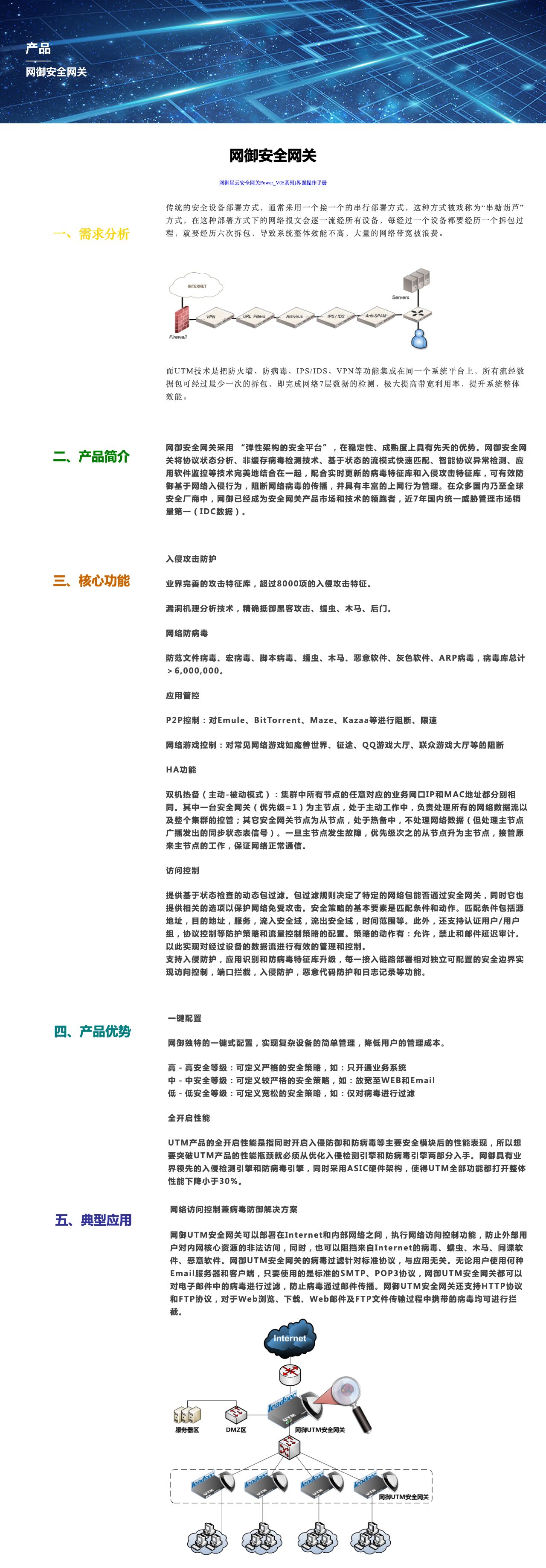 网御安全网关-解决方案介绍