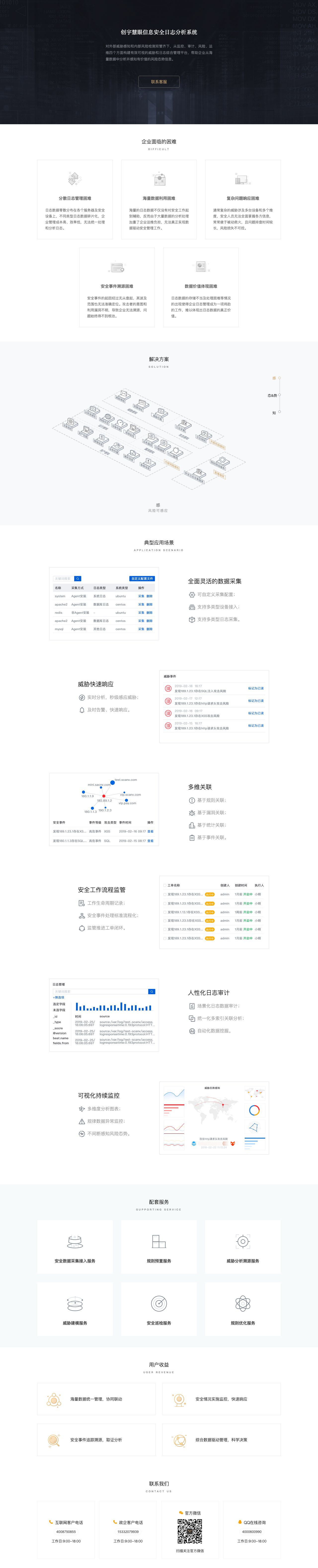 知道创宇安全服务-创宇慧眼信息安全日志分析系统-解决方案介绍