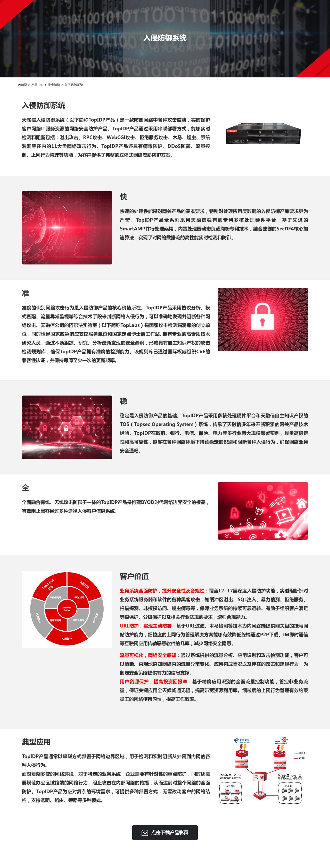 入侵防御系统 - 天融信-解决方案介绍