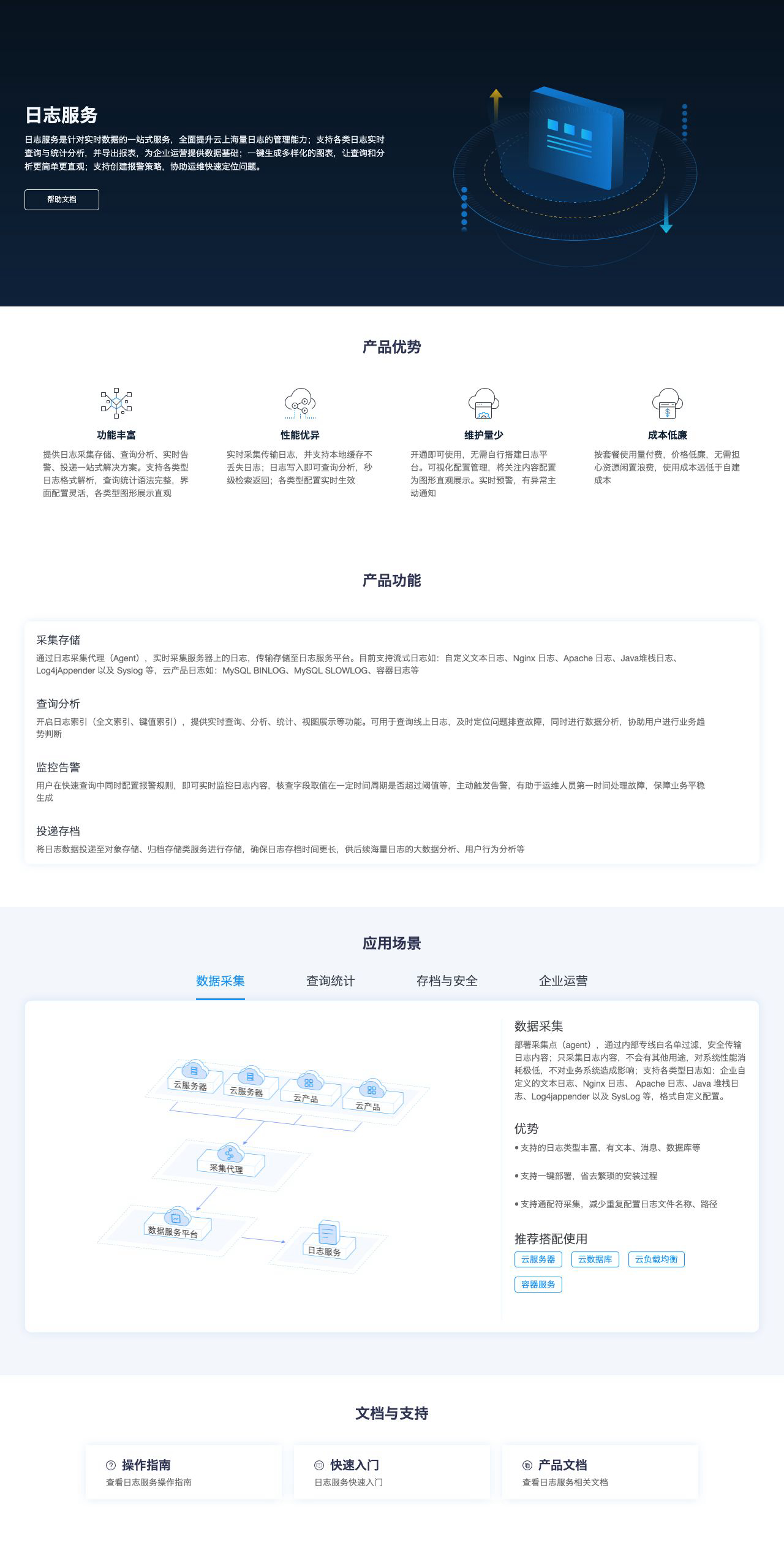 日志服务-解决方案介绍