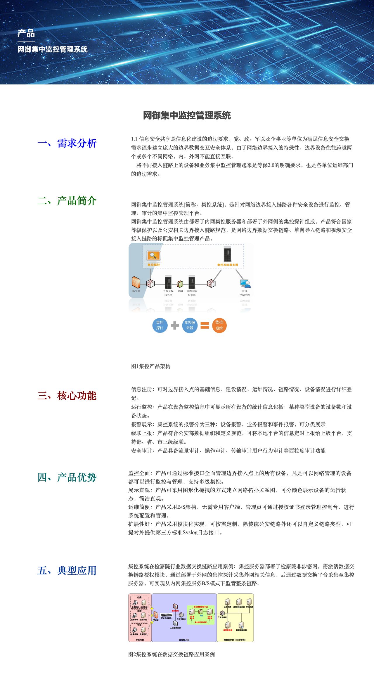 网御集中监控管理系统-解决方案介绍