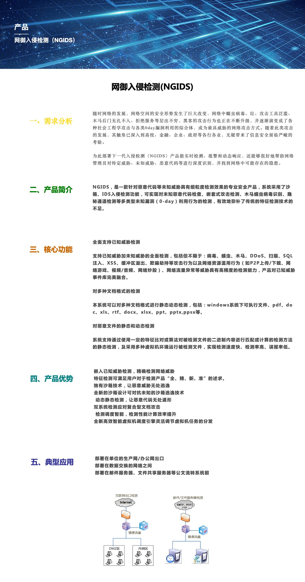 网御入侵检测（NGIDS）-解决方案介绍