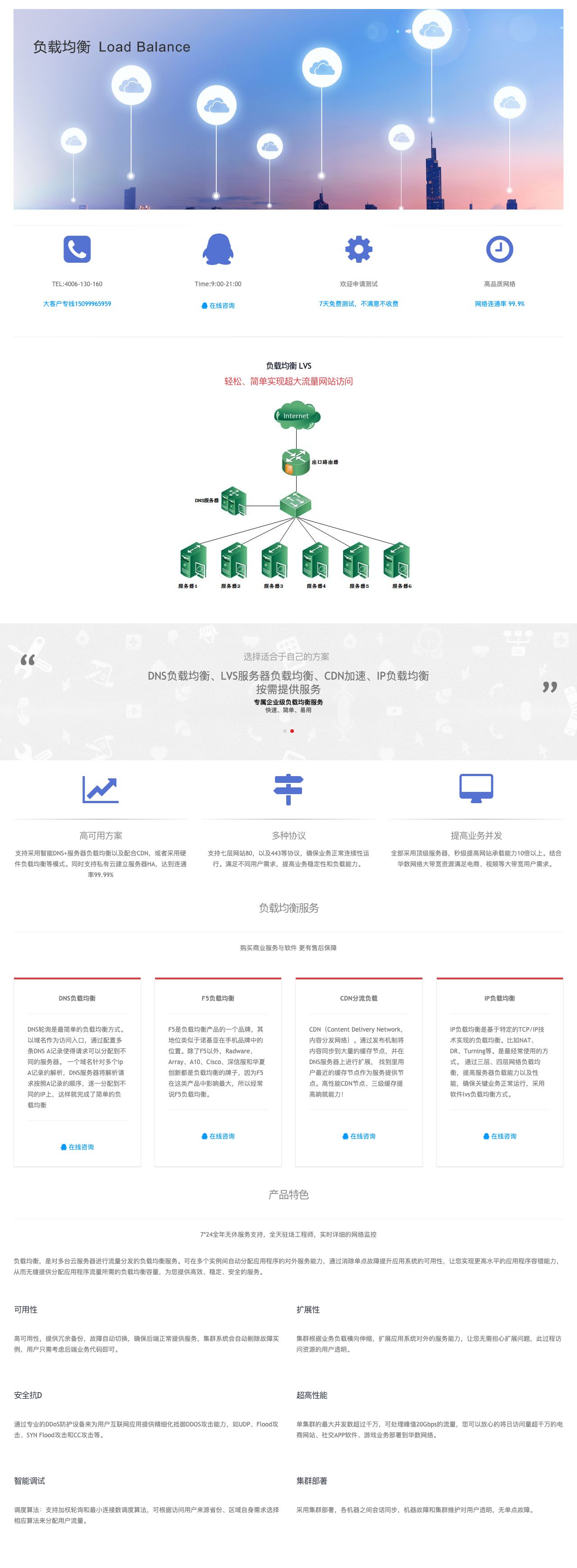 负载均衡 | 华数网络-解决方案介绍