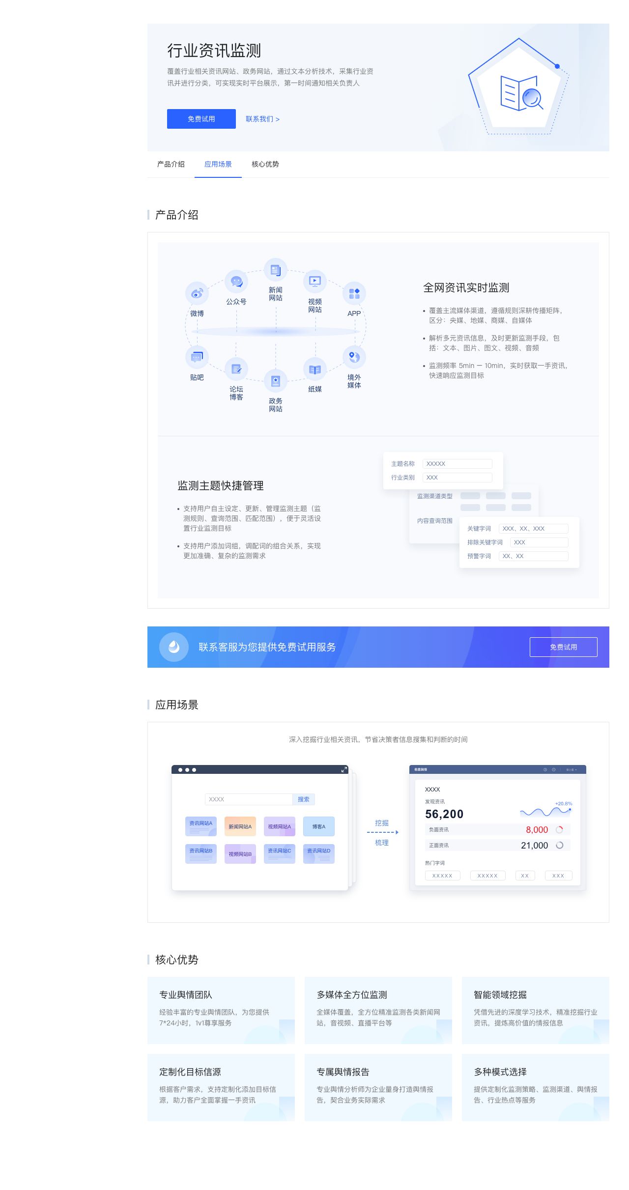 行业资讯监测-解决方案介绍