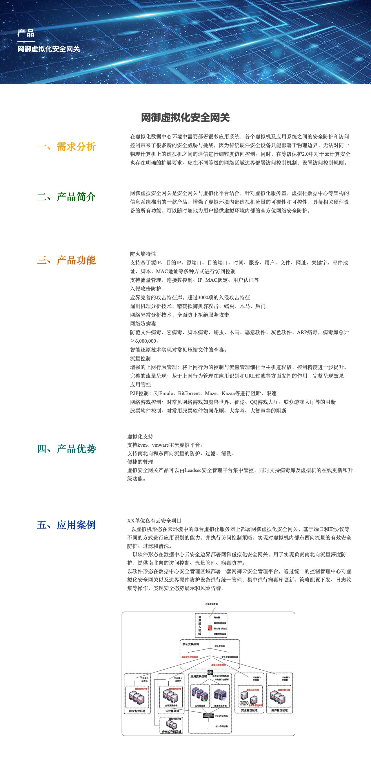 网御虚拟化安全网关-解决方案介绍