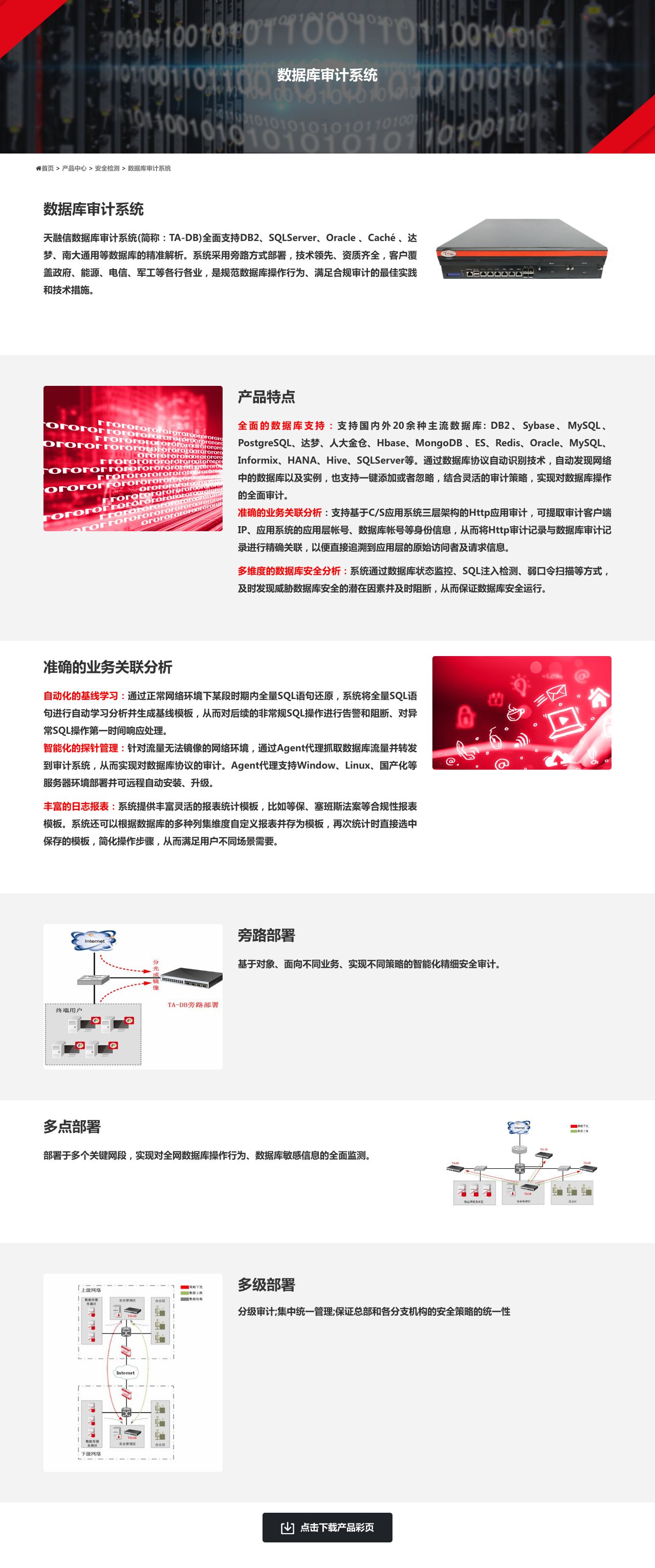 数据库审计系统 - 天融信-解决方案介绍