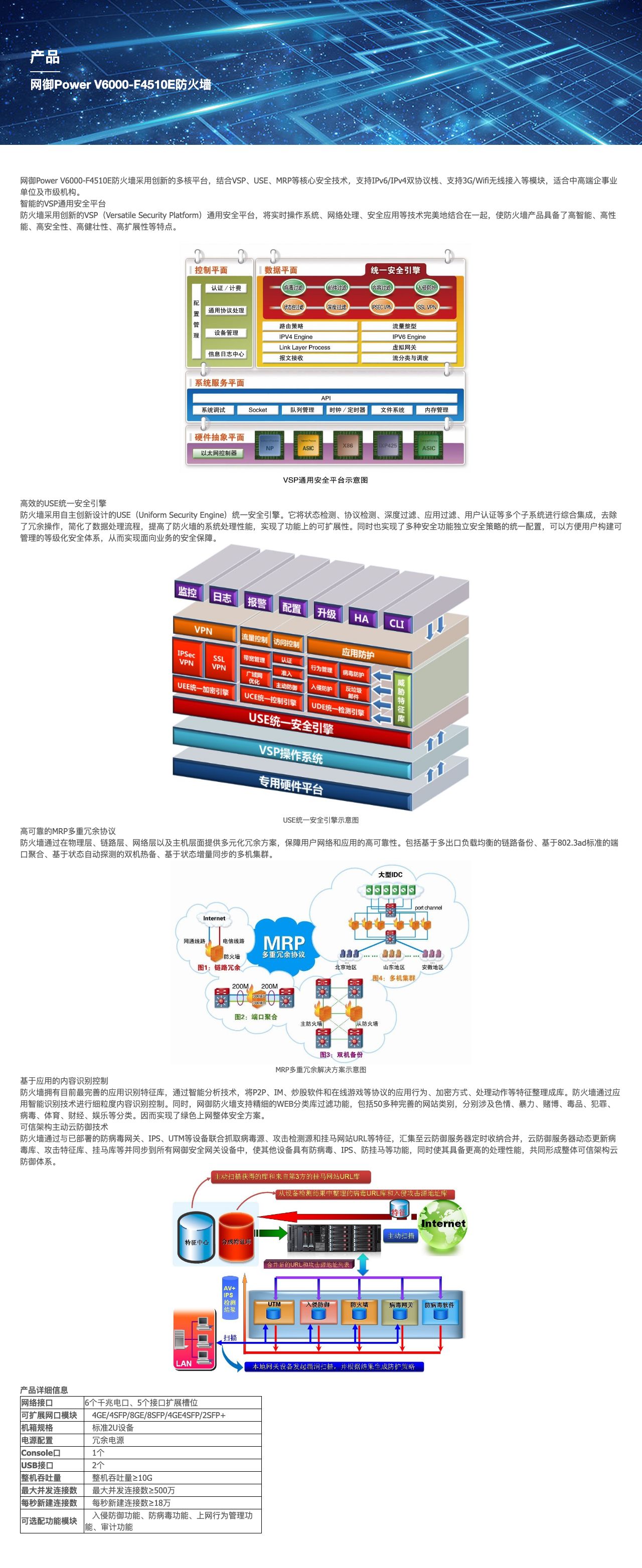 网御Power V6000-F4510E防火墙-解决方案介绍