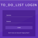 to-do list web application