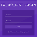 to-do list web application