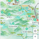 景区导览系统|手绘地图