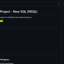 MySQL 封装项目 - New SQL (NSQL)