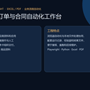 跨境电商订单与合同自动化工作台