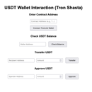 USDT Wallet DApp