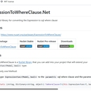 ExpressionToWhereClause