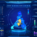 人才创业可视化大屏